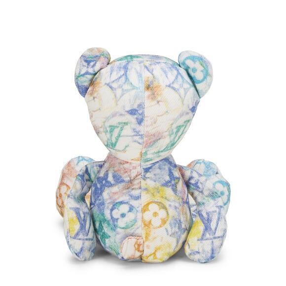 Louis Vuitton Unicef Doudou Pastel Monogram Watercolor Multicolor Teddy Bear - Picture 15 of 16